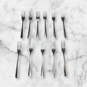 VTG 70s 80s Sysco Stainless Steel Flatware (11 Pcs) Cutlery Forks Replacements